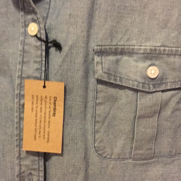 J. Crew Factory Chambray Buttondown - Picture 5 of 8
